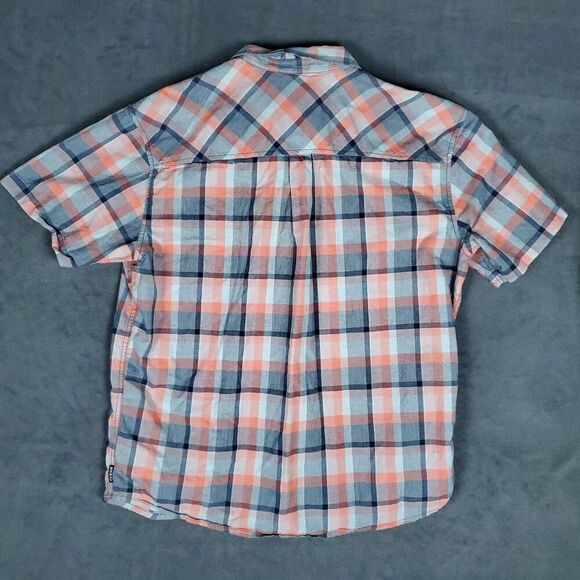 Prana Plaid Shirt Lot Of 2 Mens 2XL XXL Short Sleeve Button Up Hiking Outdoor - Picture 5 of 12